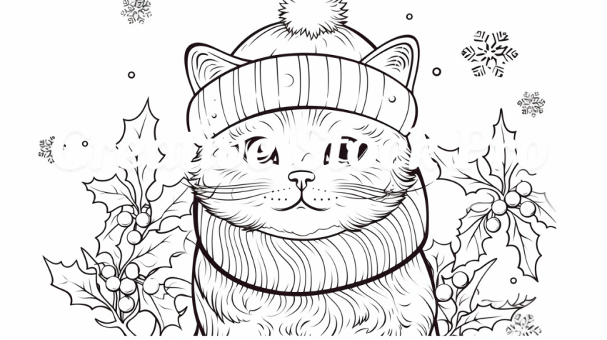 Free Cat Adventures Coloring Sheets