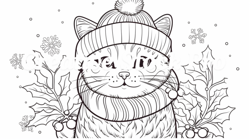 Free Cat Coloring Fun for Preschoolers