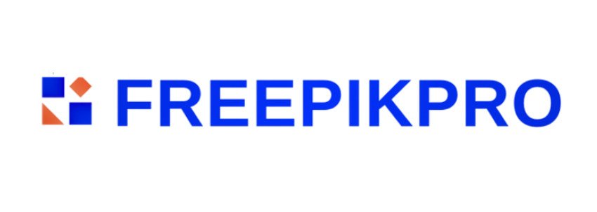 Freepik logo png white