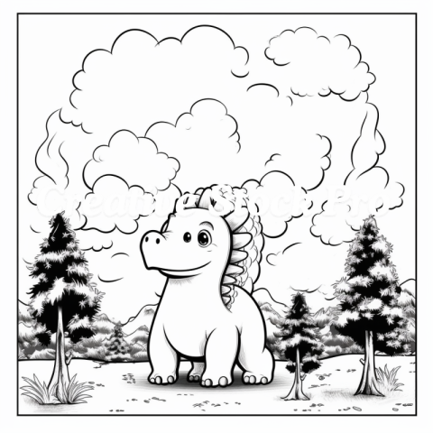 Free Dino Coloring Pages for Kids and Adults to Enjoy