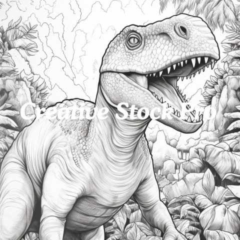 Free Fun Dinosaur Coloring Pages for All Ages