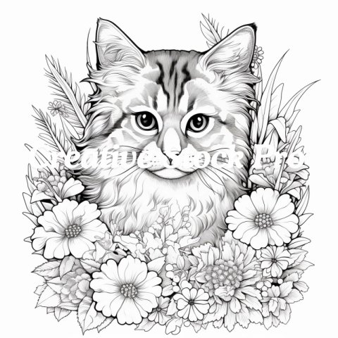 Free Cat and Kitten Coloring Pages