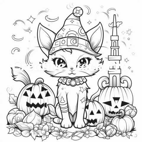 Free Adorable Cat Coloring Pages for All Ages