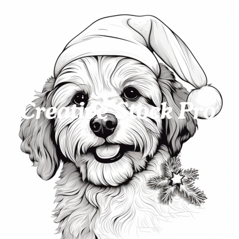 Dog Duo Coloring Page for Kindle Users