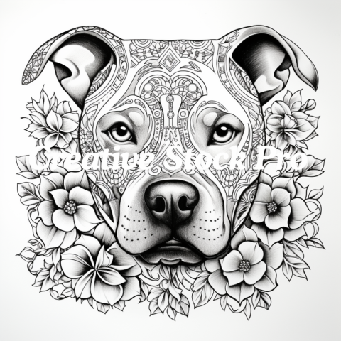 Puppy Mandala Coloring Page for All Ages